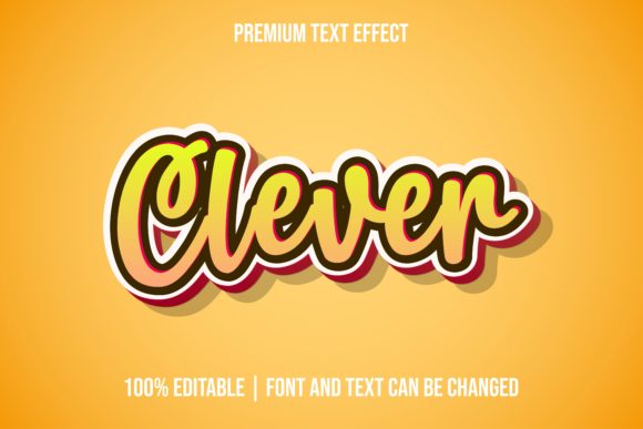 Download Clever 3d Yellow Text Effect Templates - Premium Bundle