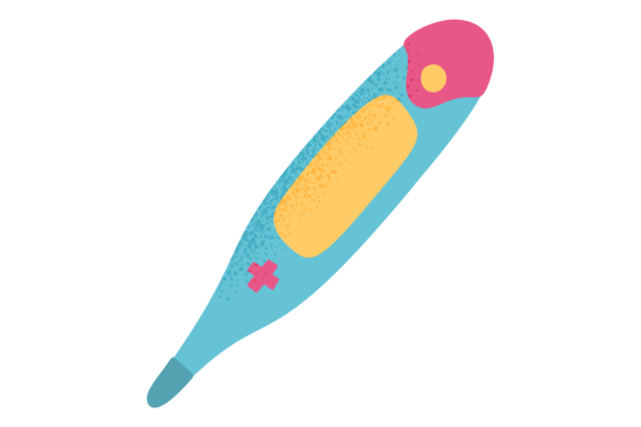 Download Medical Thermometer Cute Icon. Fever Mea - Cute Collection