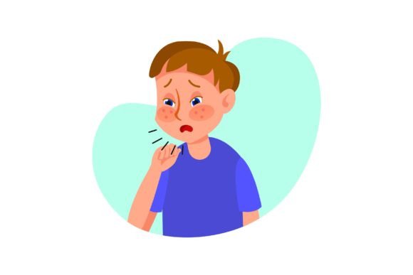 Download Ill Boy with Flu Flat Vector Illustratio - Premium Resources