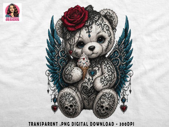 Download Gothic Teddy Bear | Cute Dark Art - Cute Collection
