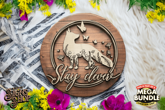 Download Stay Clever | SVG Summer Round Sign - Premium Resources