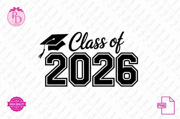 Download Cute Class of 2026 Graduation PNG - Cute Collection
